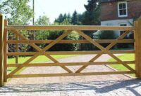 5 Bar Wooden Field Gates 25 Year Guarantee