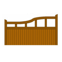 Arched Half-Boarded