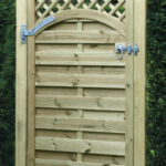 Arched Lattice Top Gate 1.8m High x 0.9m Wide