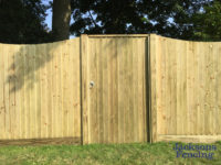 Featherboard Gates Treated