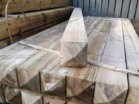 Treated Pyramid Top Gate Posts