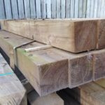 Treated Square End Gate Posts