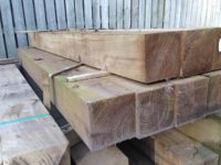 Treated Square End Gate Posts