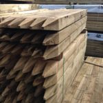 Treated Square Pointed Posts