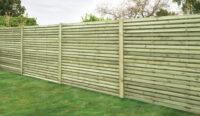 Super Double Slatted Treated Panel