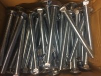 M10x160mm BZP Coach Bolts
